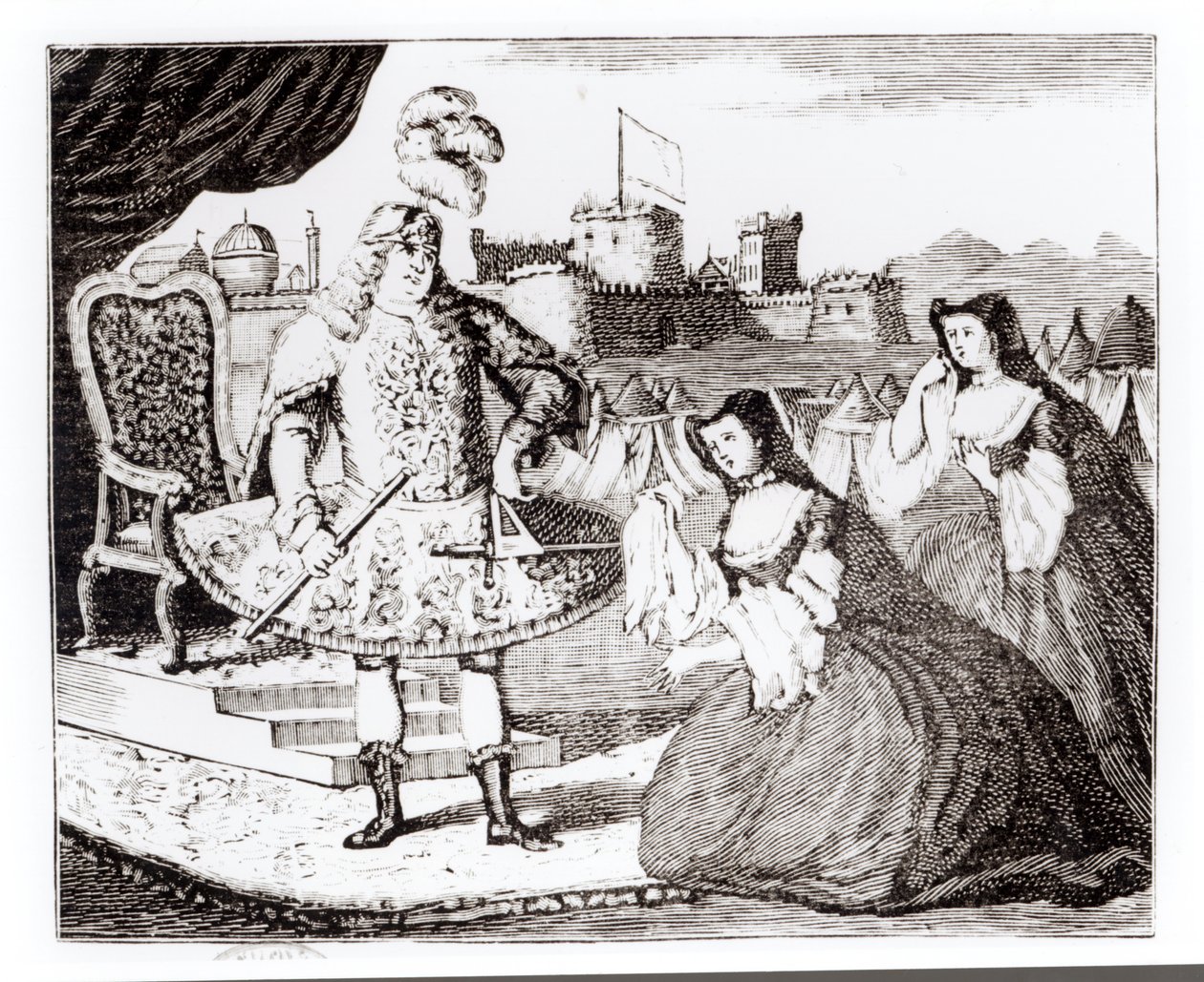 James Quin (1693-1766) en Coriolan - English School
