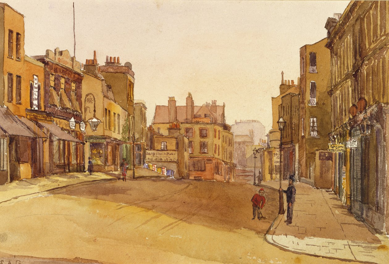 Kensington Church Street, 1892 - English School