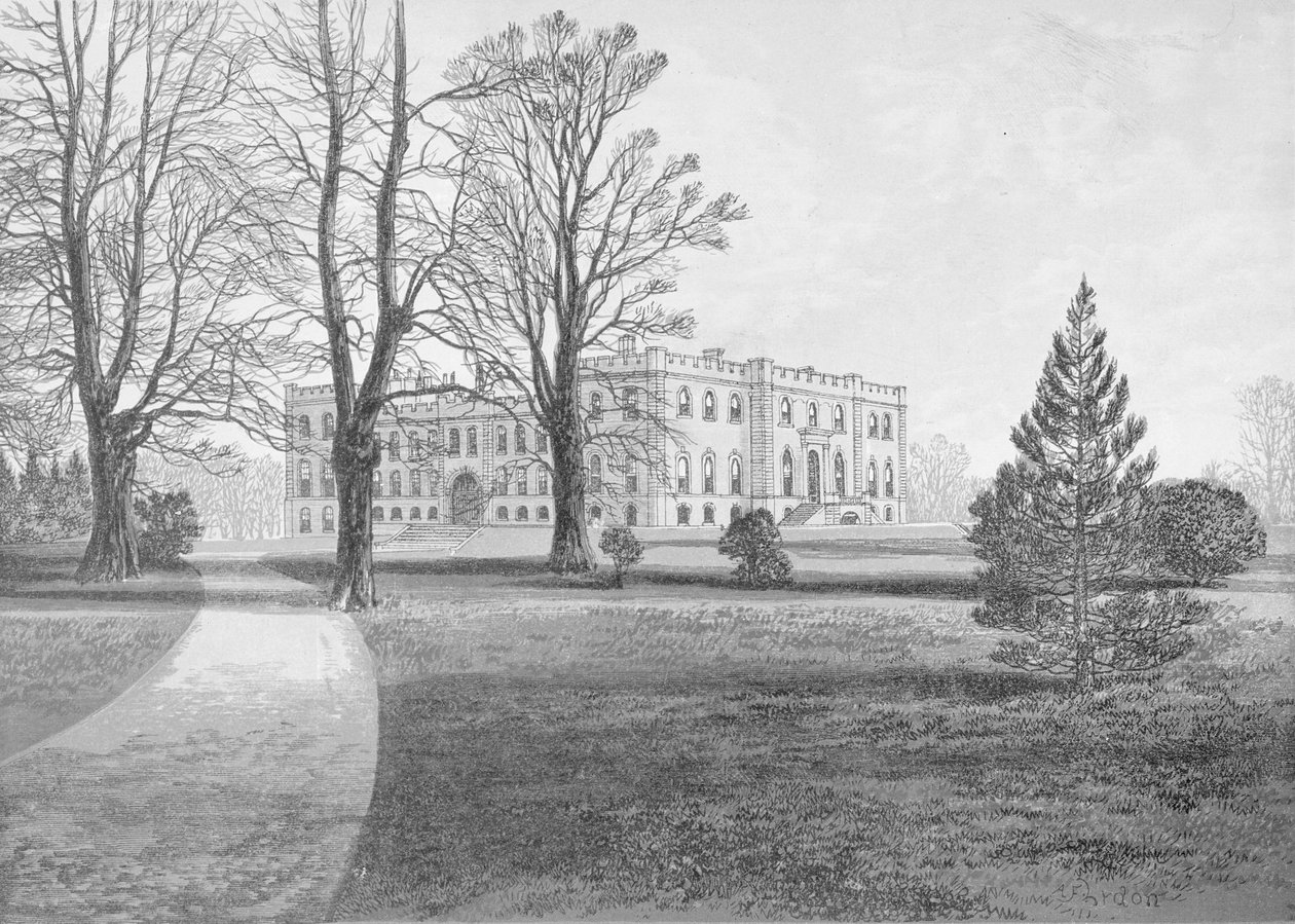 Château de Kimbolton, 1880 - English School