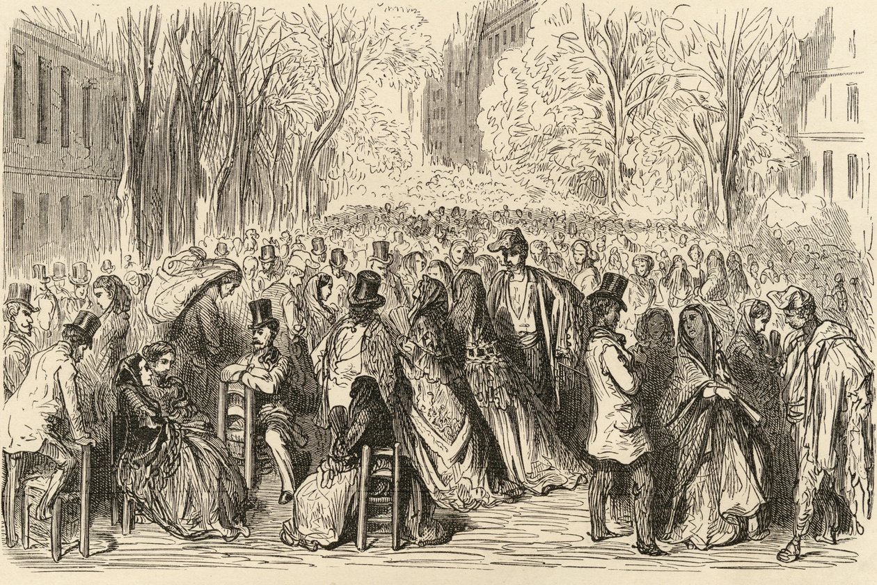 Las Ramblas, Barcelone, illustration de 