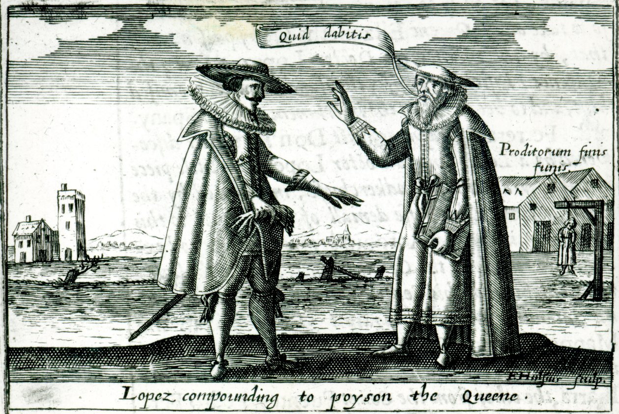 Lopez complotant pour empoisonner la reine - English School