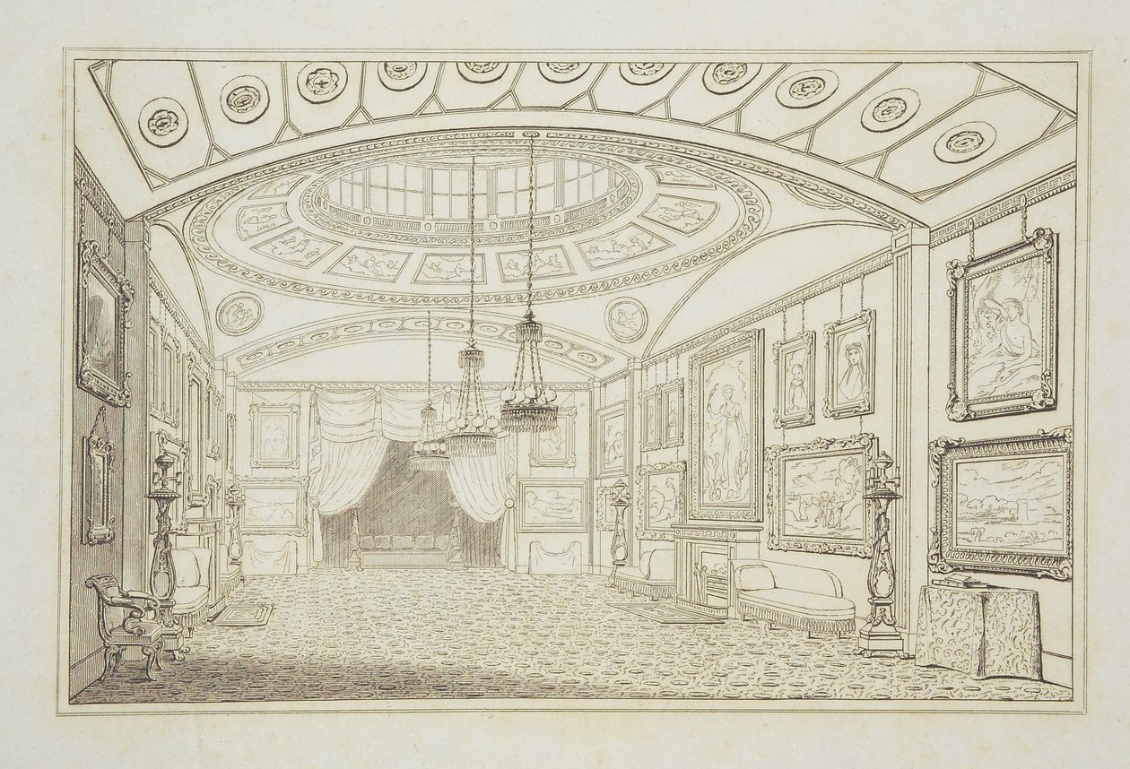 Galerie britannique de Lord De Tabley à Hill Street, 1818 - English School