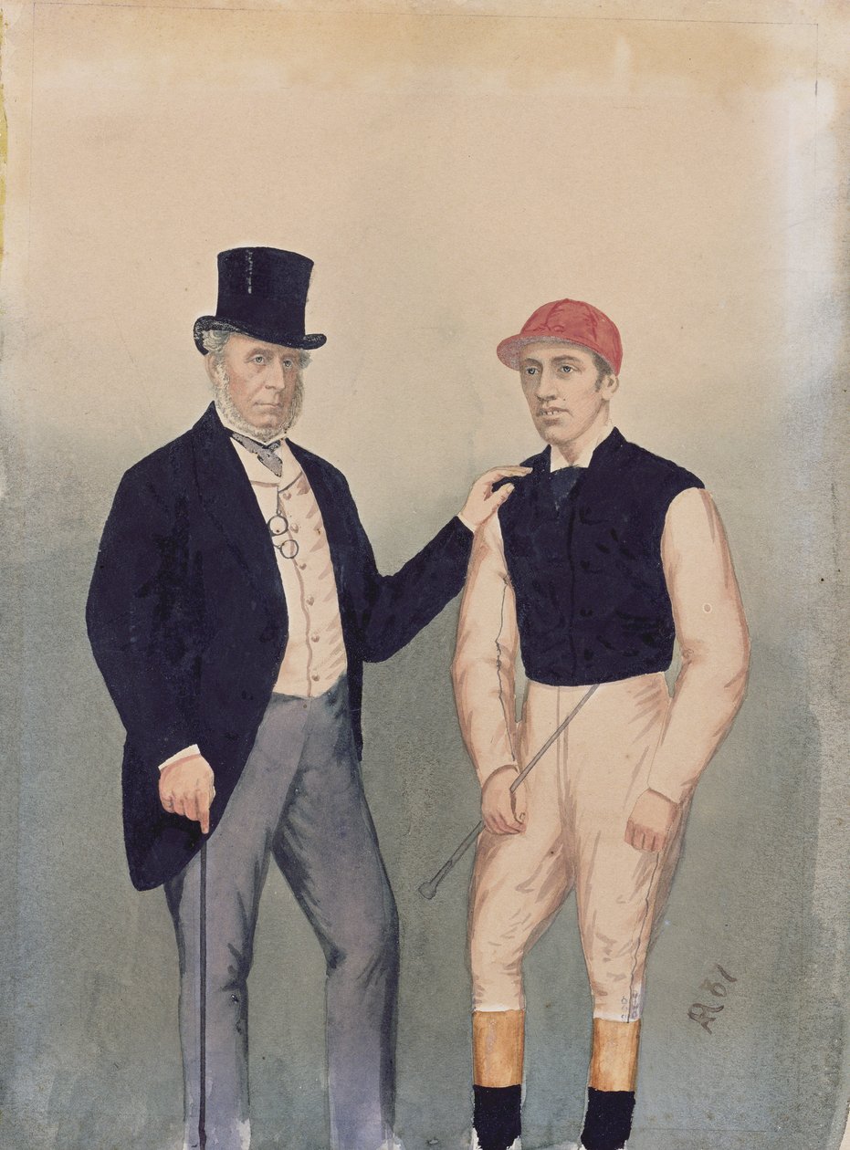 Lord Falmouth et Fred Archer (1857-86) - English School