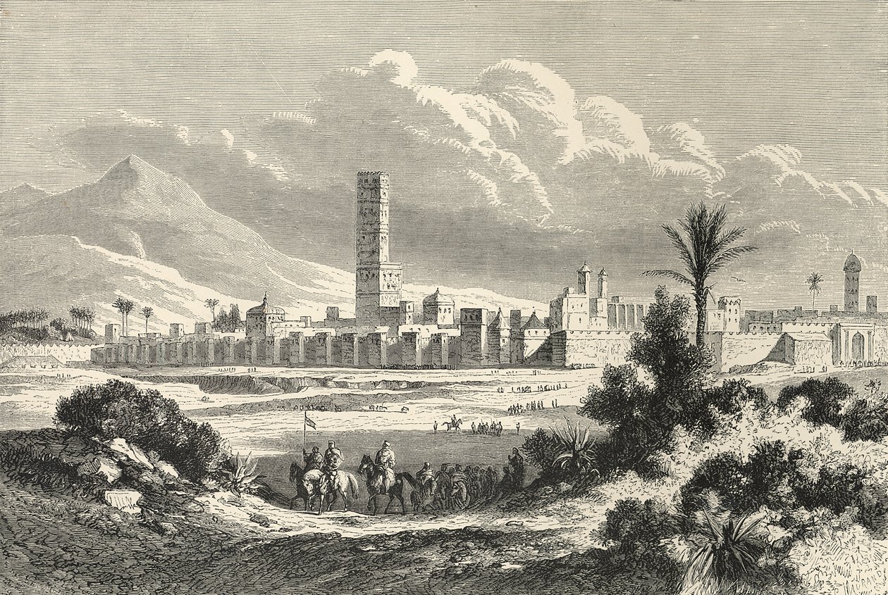 Maroc : Afrique, années 1860 - English School