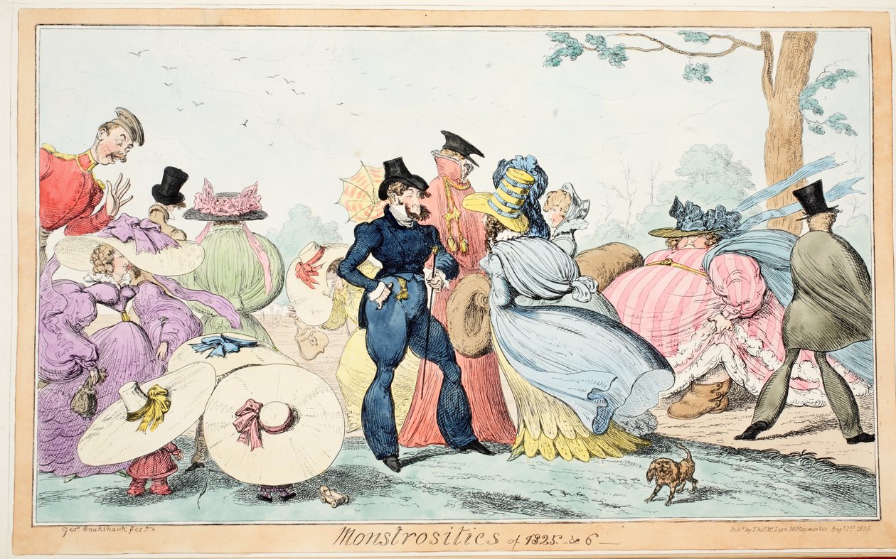 Monstruosités de 1825 & 6, pub. 1835 - English School