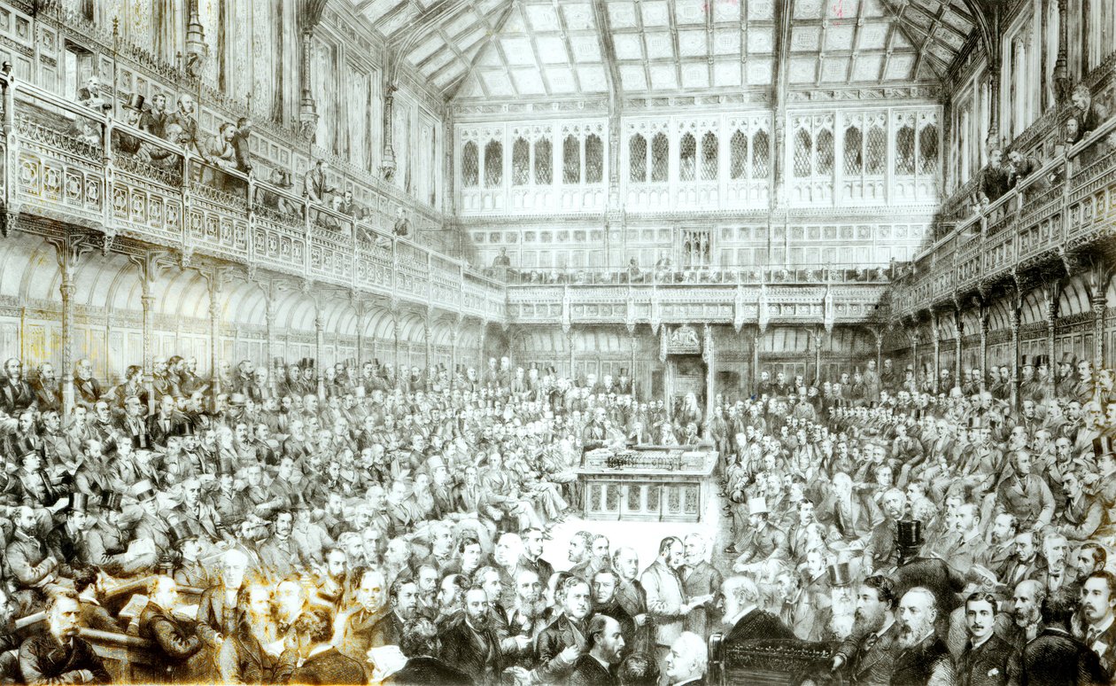 M. Gladstone présentant le projet de loi sur la terre (Irlande), 7 avril 1881 - English School