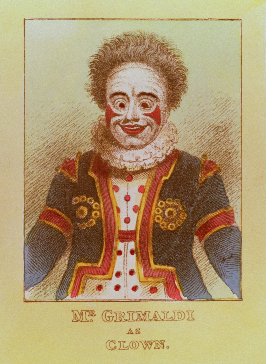 M. Grimaldi en clown - English School