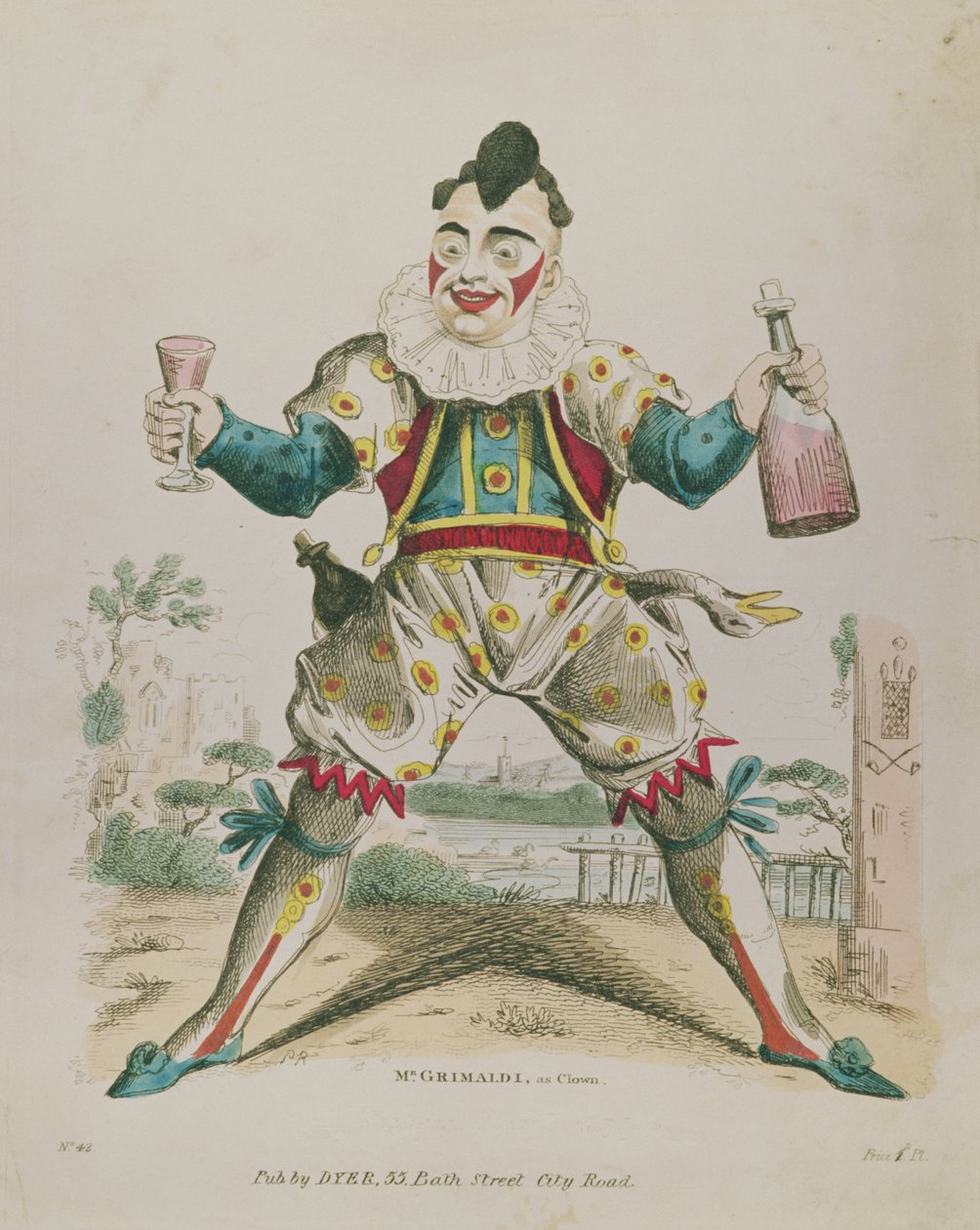 M. Grimaldi en clown - English School