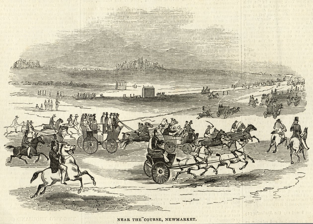 Près du parcours, Newmarket, de 