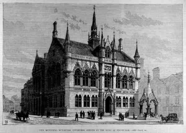 Nouveaux bâtiments municipaux, Inverness : Ouverts par le duc d