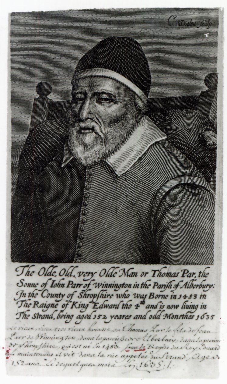 Vieux Tom Parr, 1635 - English School