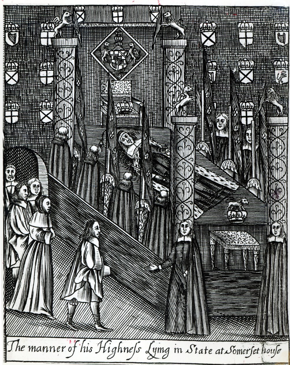 Oliver Cromwell (1599-1658) en état, c.1658 - English School