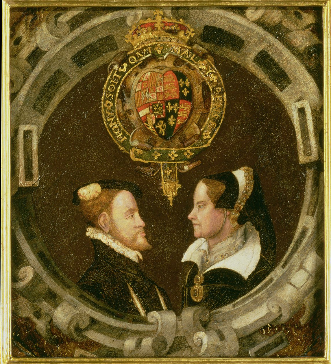 Philippe et Marie I, vers 1555 - English School