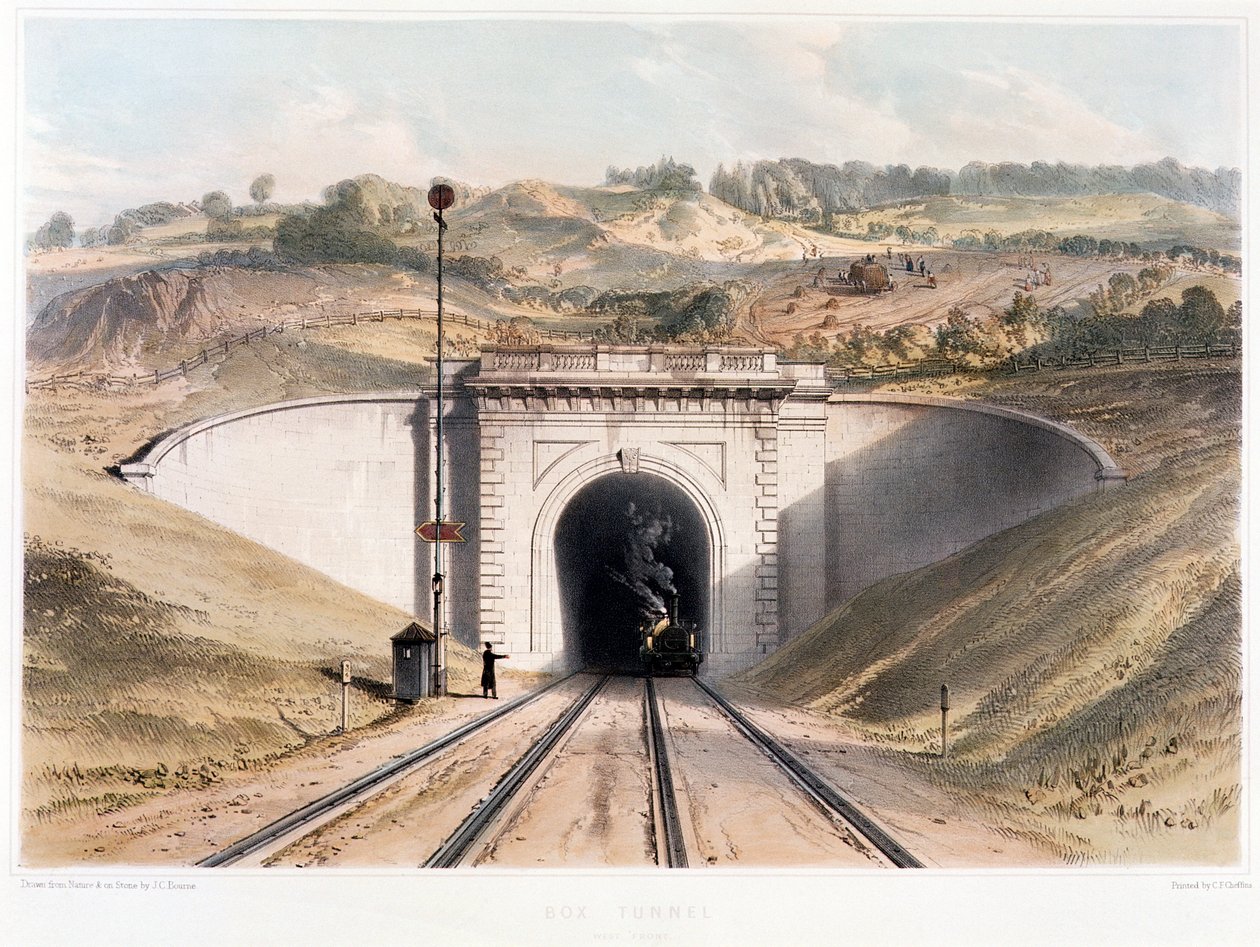 Portail du tunnel de Brunel près de Bath - English School