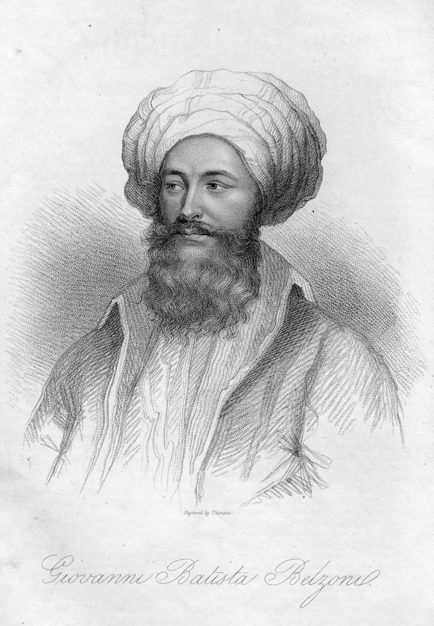 Portrait de Giovanni Batista Belzoni - English School
