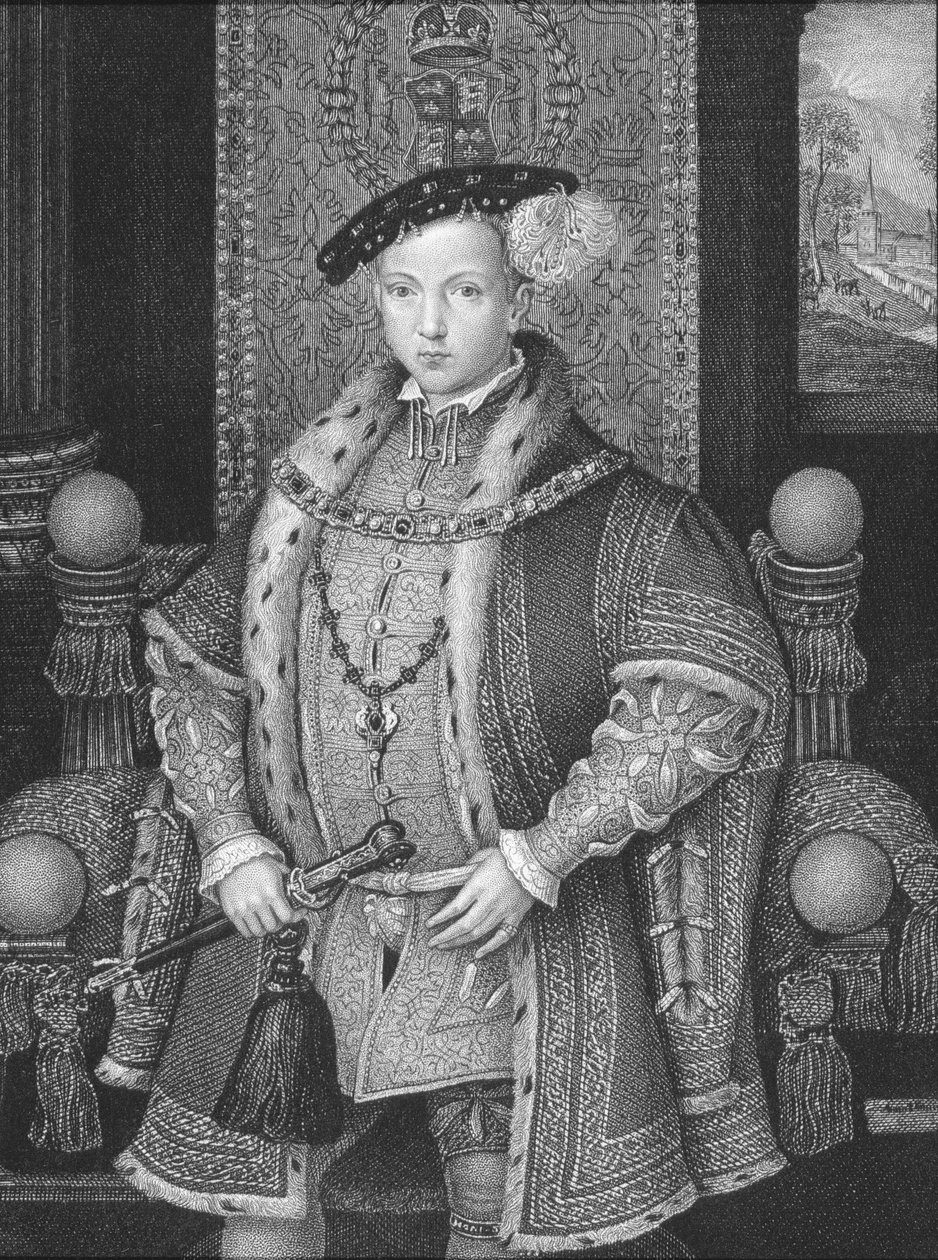 Portrait du roi Édouard VI (1537-53) de 