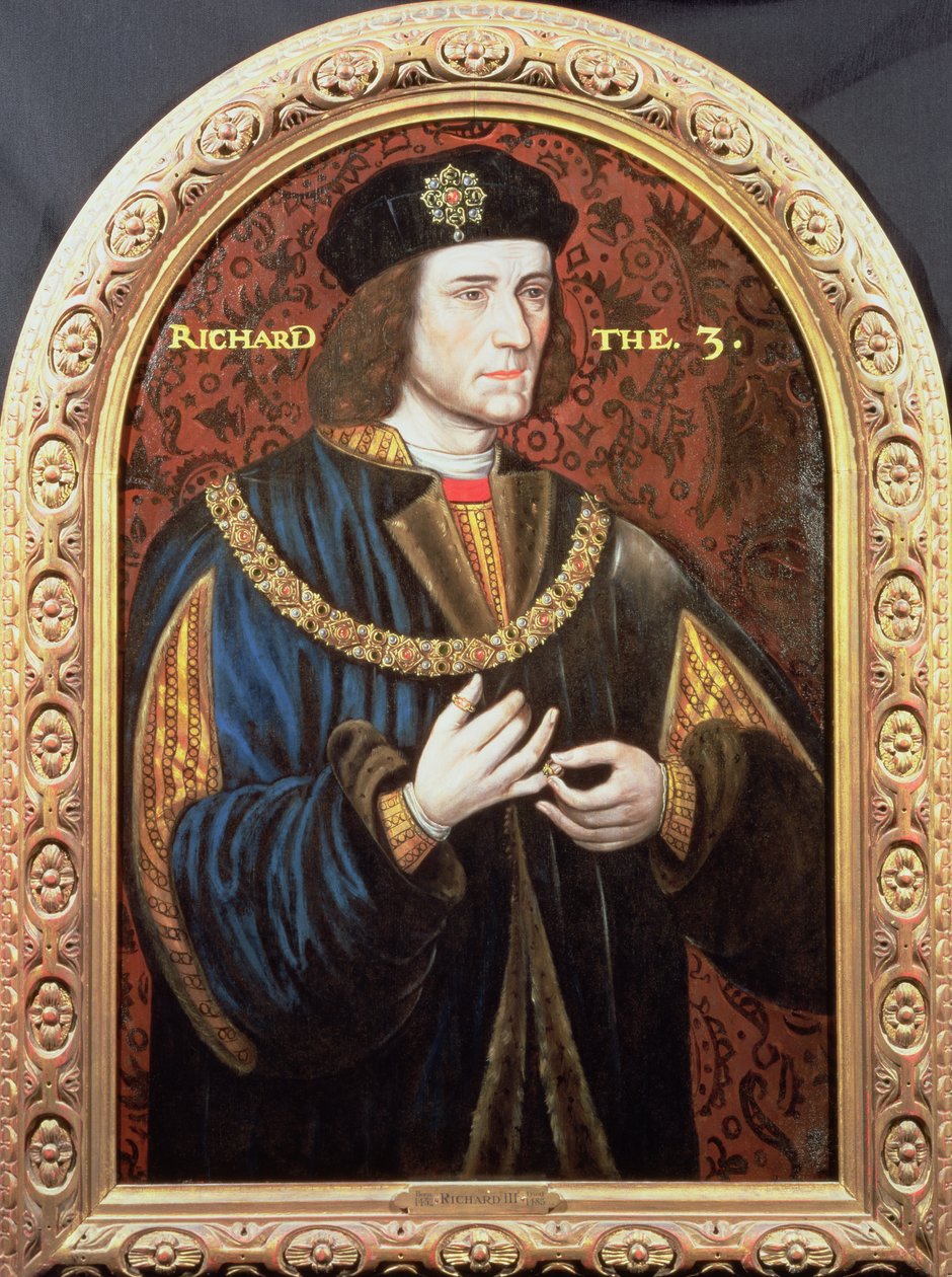 Portrait posthume de Richard III (1452-85) 1580-1610 - English School