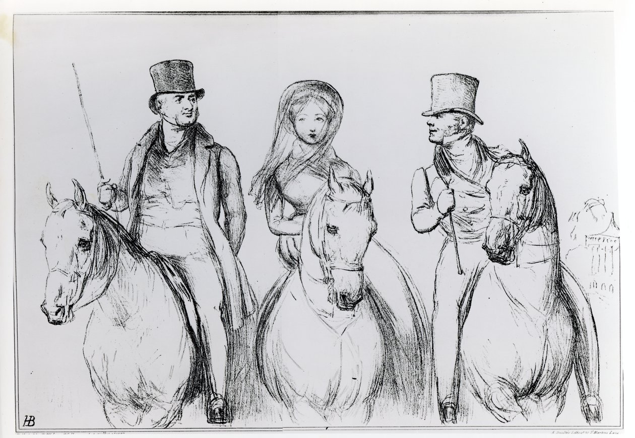 Reine Victoria, Lord Melbourne et Lord Russell - English School