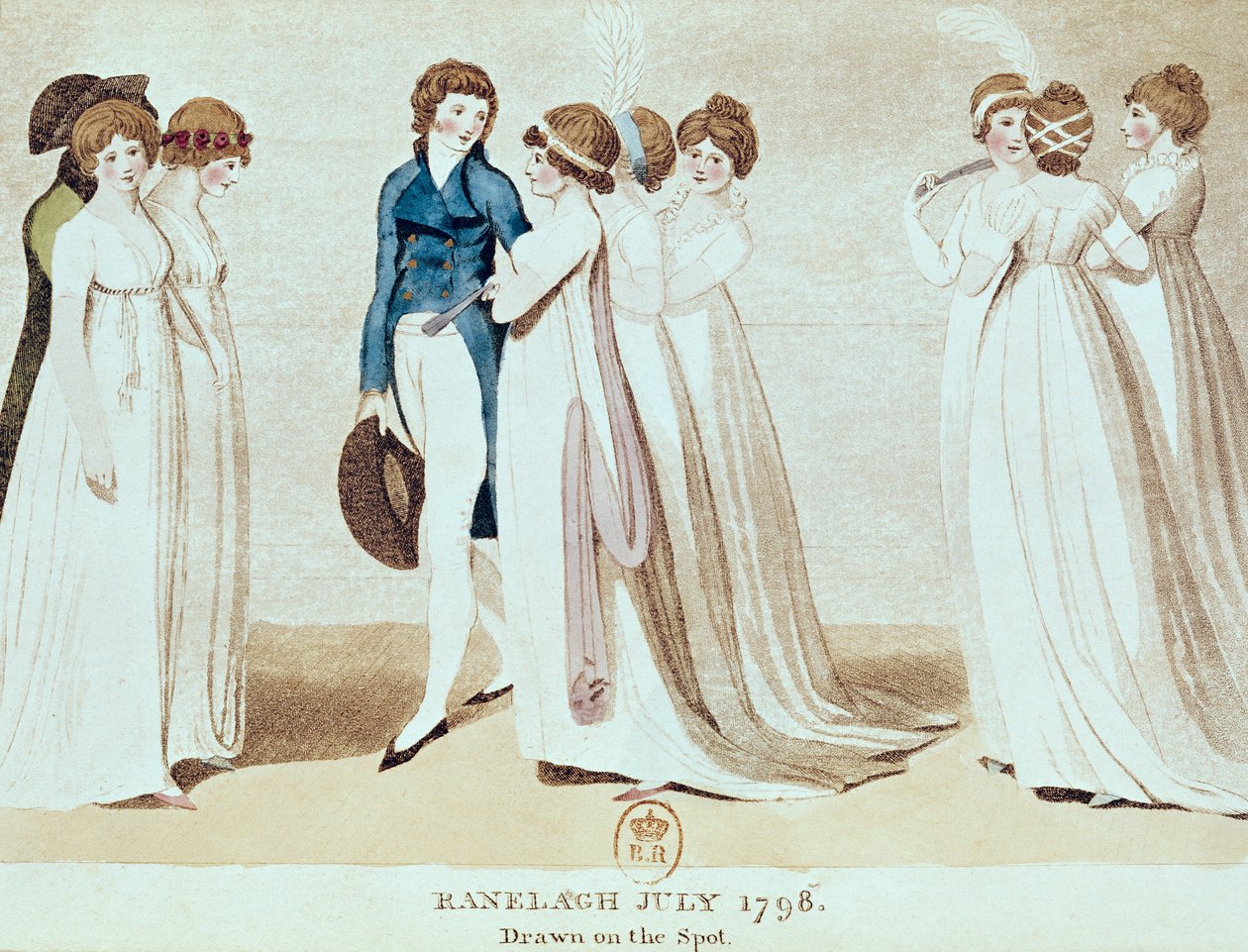 Ranelagh, juillet 1798, vers 1798-1800 - English School