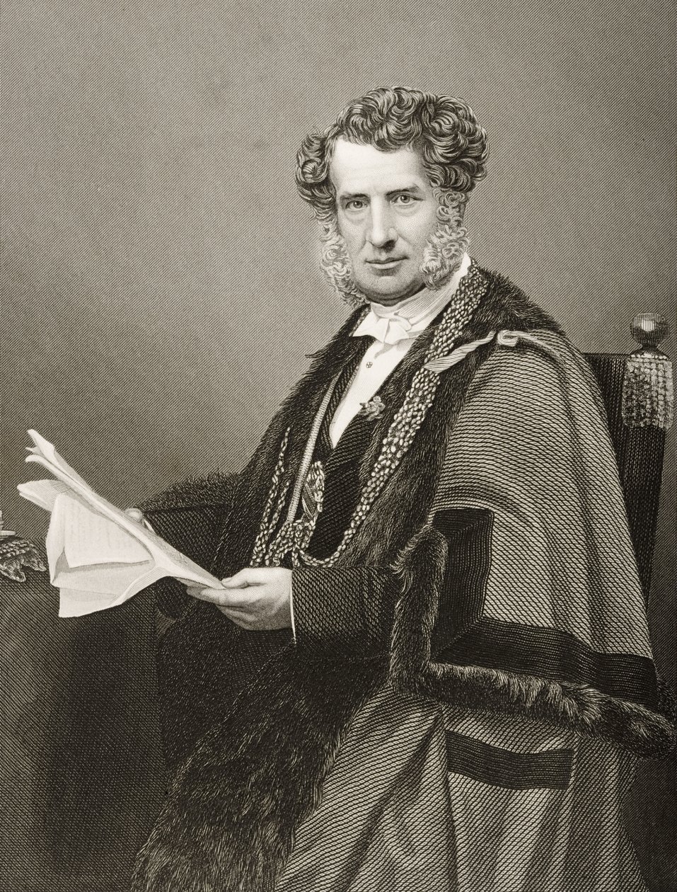 Sir Robert Walter Carden (1801-88) 1er baronnet - English School