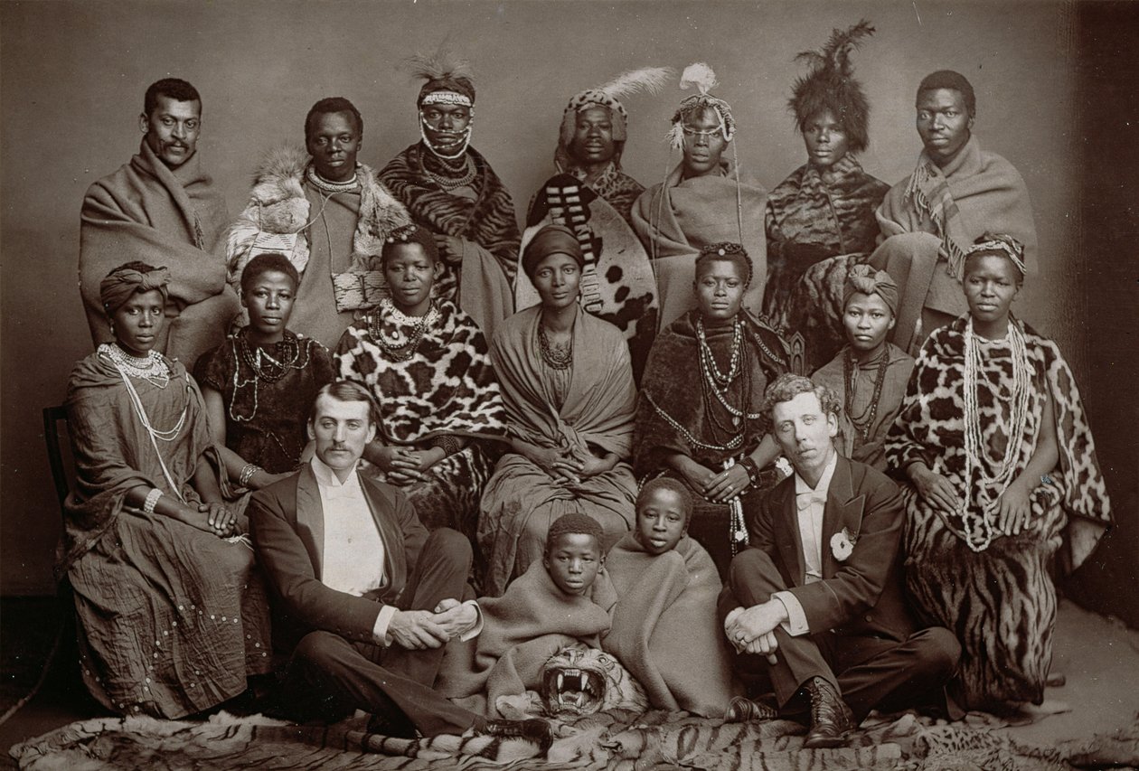 Le Chœur des natifs africains, 1891 - English School