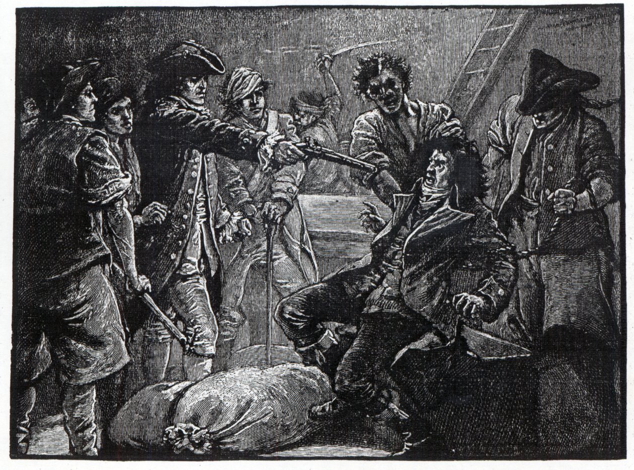 La capture de Wolfe Tone en 1798 - English School