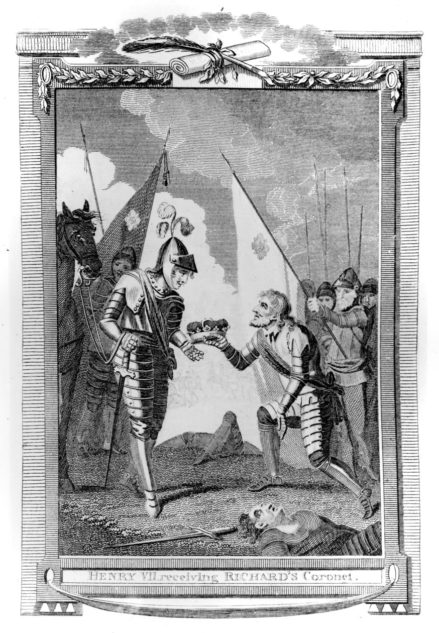 Le Comte de Richmond présenté avec la couronne d