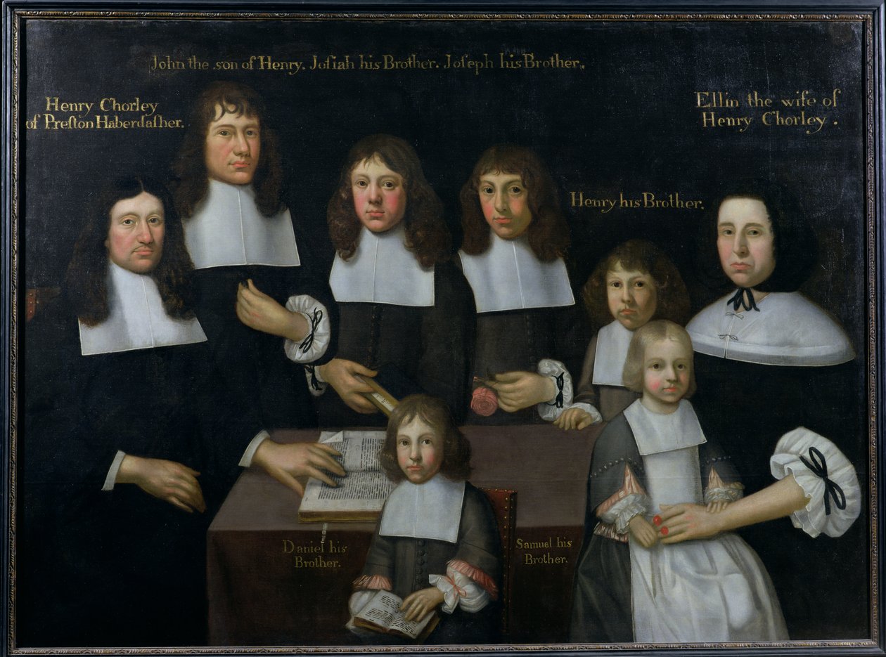 La famille de Henry Chorley, mercier de Preston, c.1680 - English School