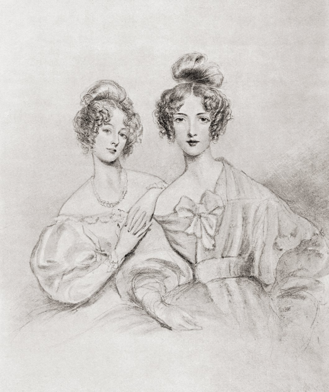 Les demoiselles Catherine et Mary Glynne, de 