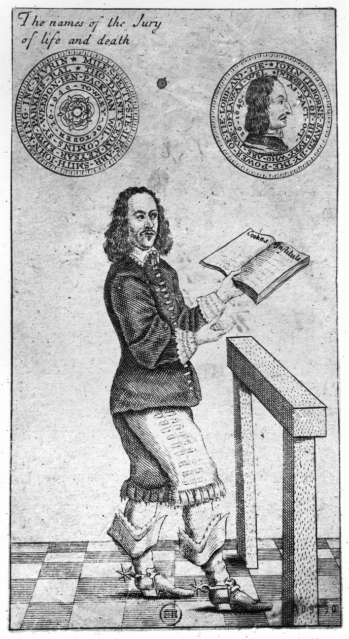 Les Noms du Jury de Vie et de Mort, 1649 - English School