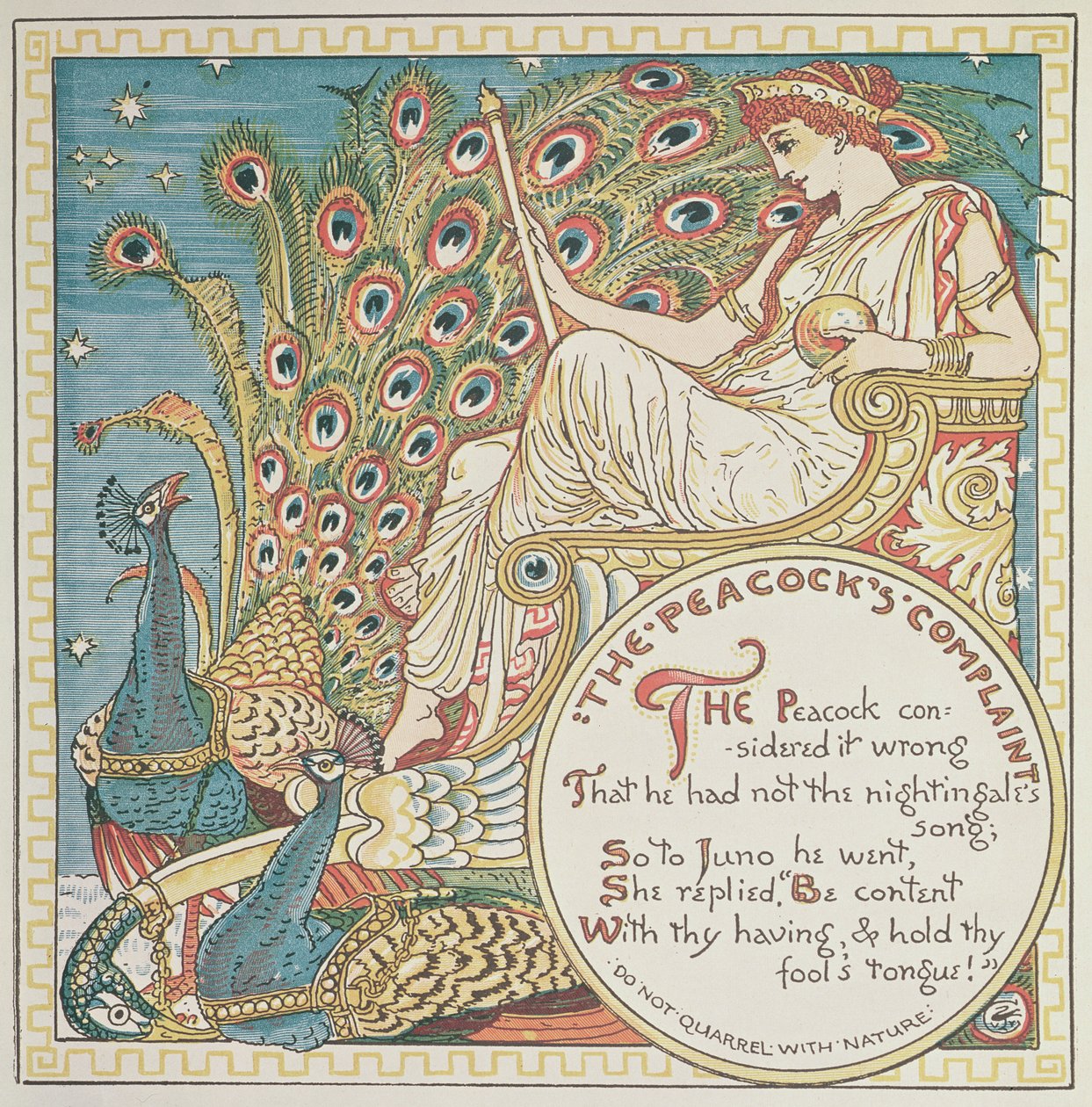 La plainte du paon, 1887 - English School
