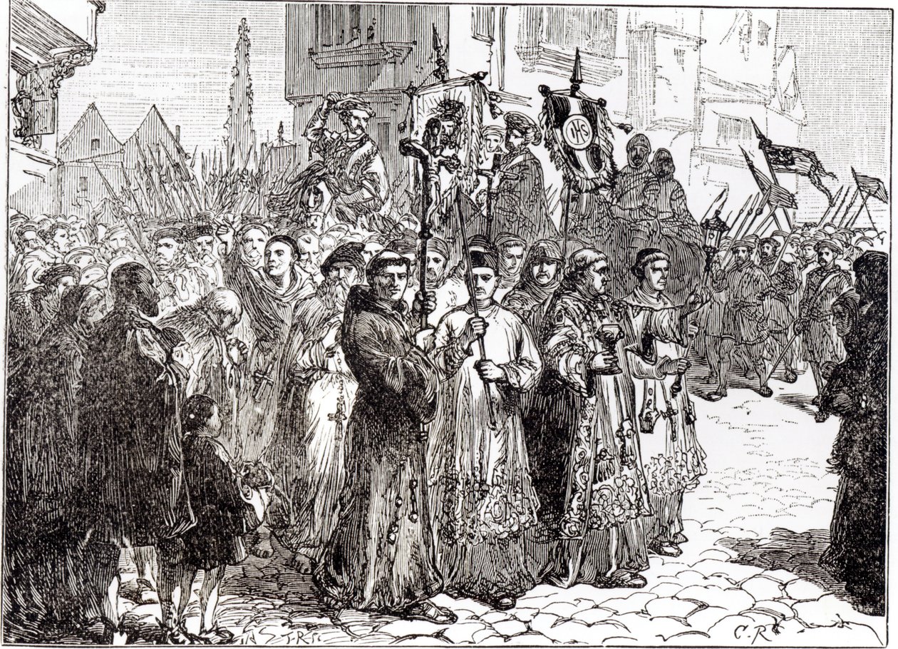 Le pèlerinage de Grâce en 1536 - English School
