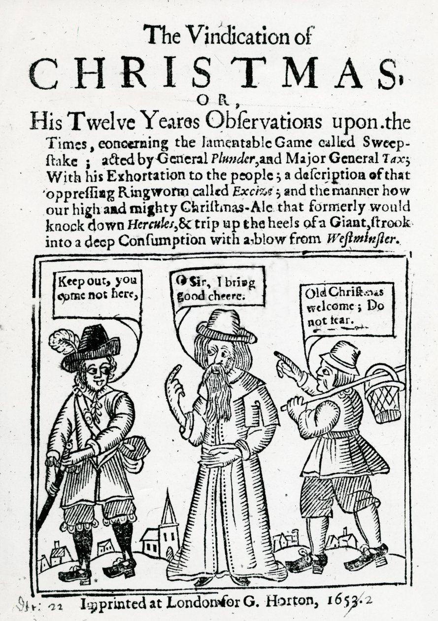 La justification de Noël, 1653 - English School