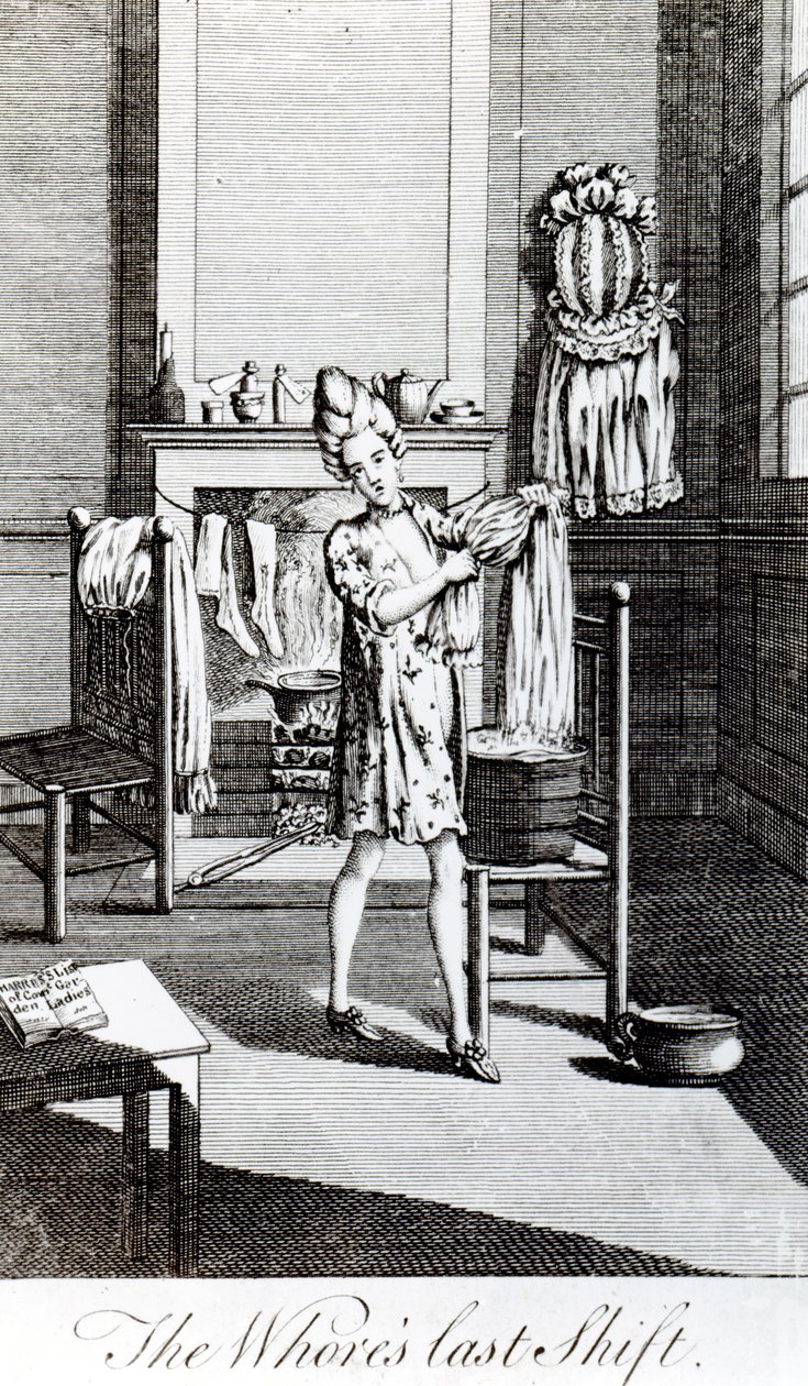 La Dernière Chemise de la Prostituée, illustration de 
