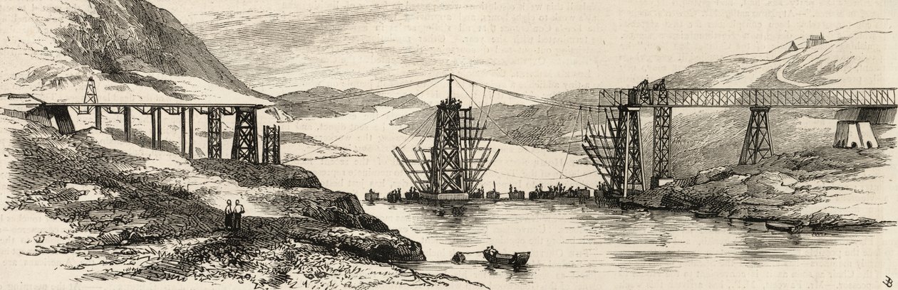 Le récent tour du vice-roi des Indes au Pendjab : le nouveau pont sur l