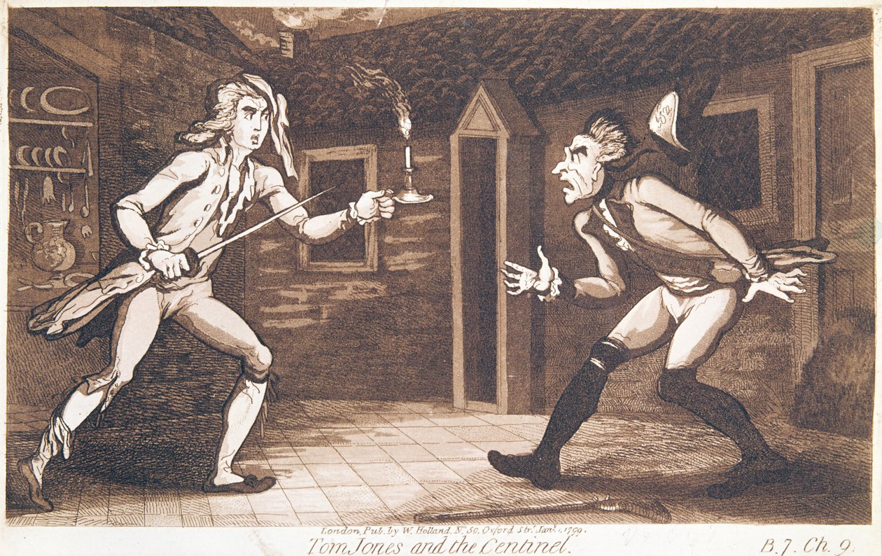 Tom Jones et le Centinel, 1799 - English School