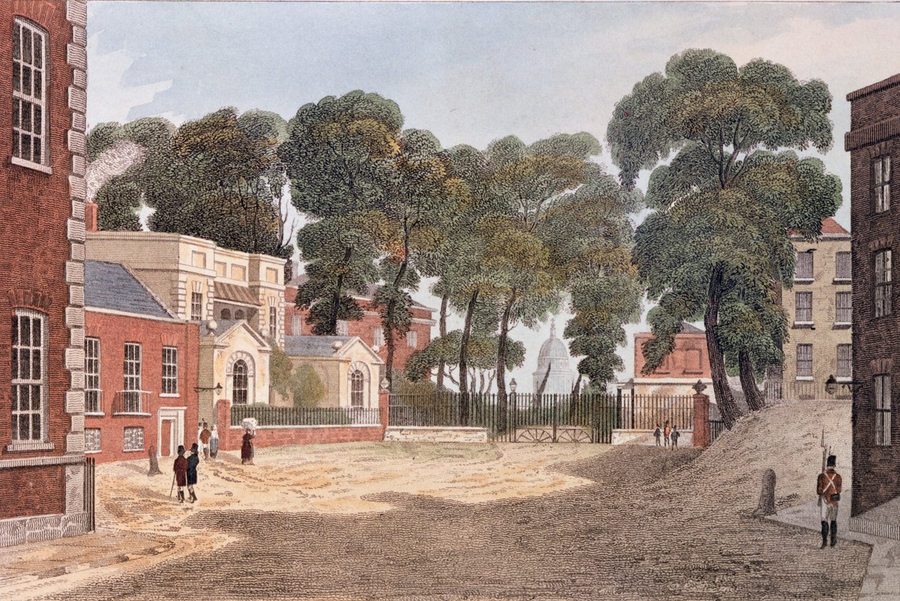 Vue de Whitehall Yard, illustration de 