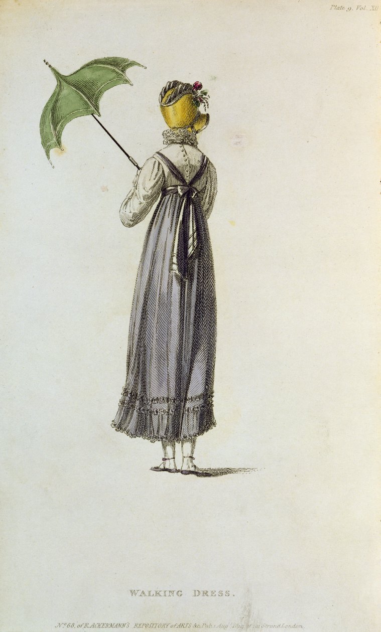 Robe de promenade, 1814 - English School