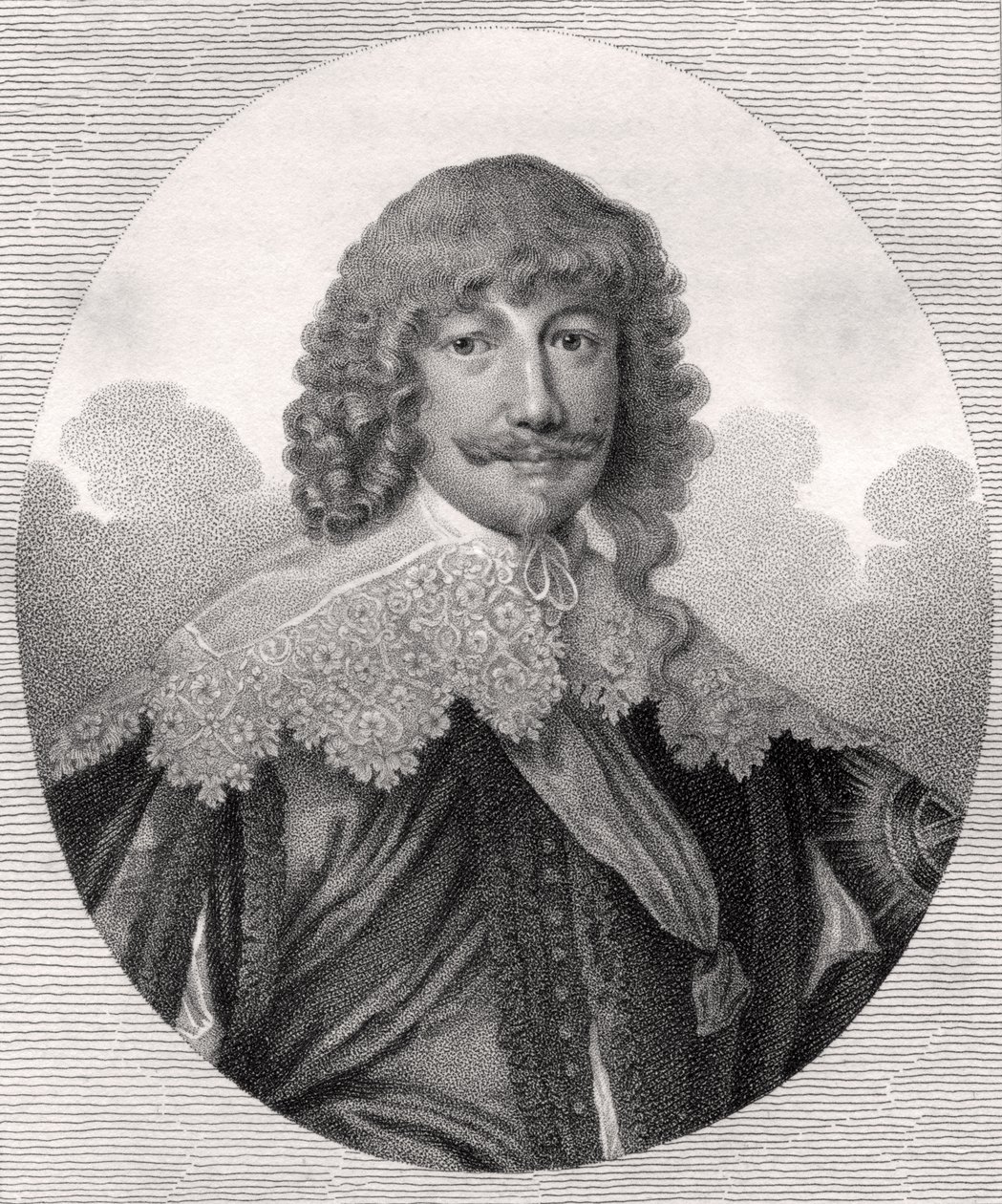 William Cavendish, gravé par Bocquet, illustration de 