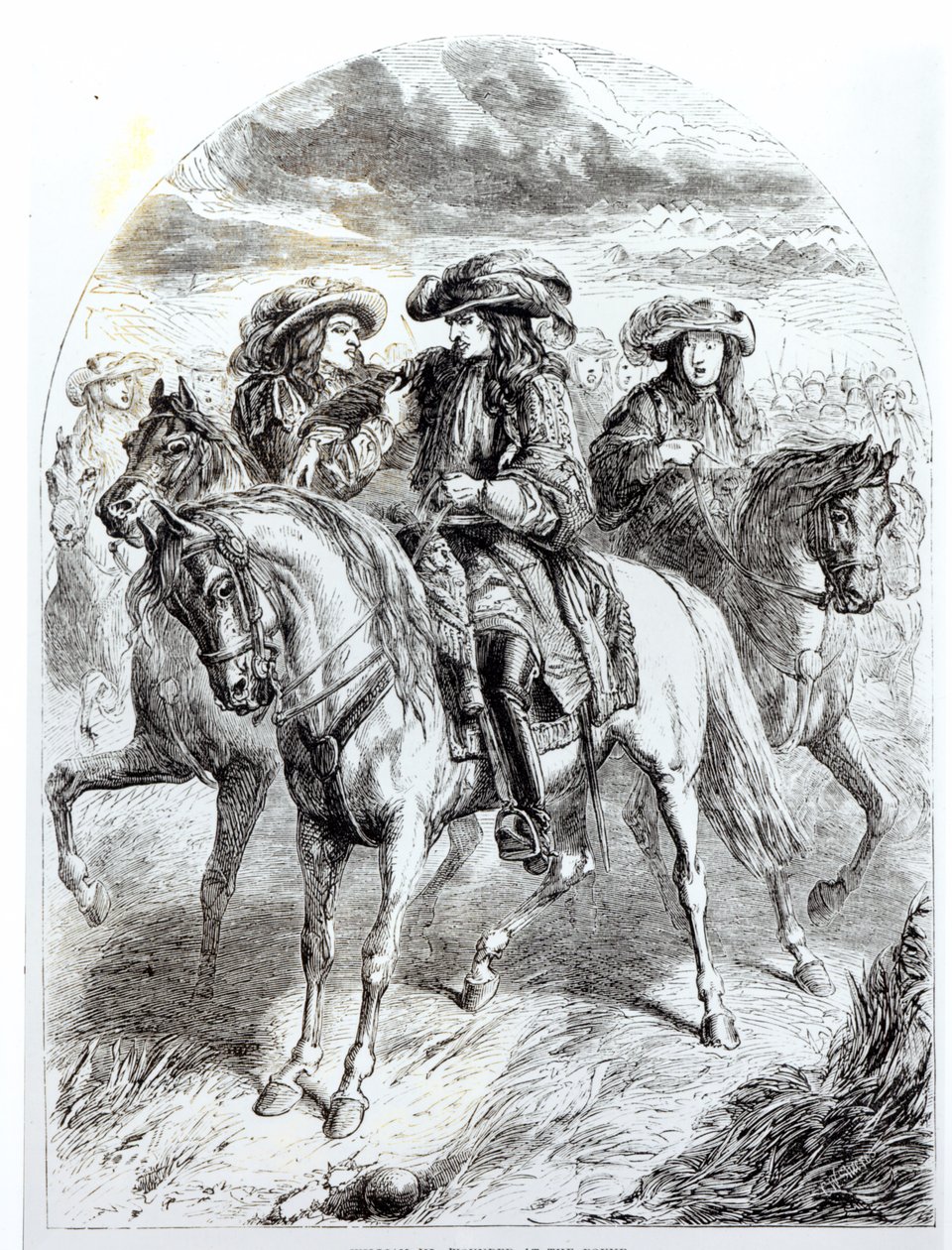 Guillaume III (1650-1702) Blessé à la Bataille de la Boyne, 1er juillet 1690 - English School
