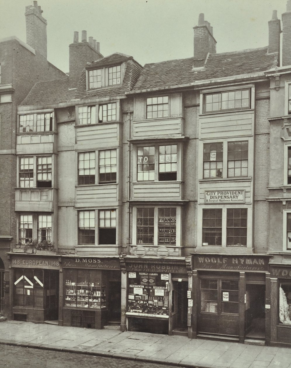 145-148 Aldersgate Street, Londres, 1879 - English Photographer