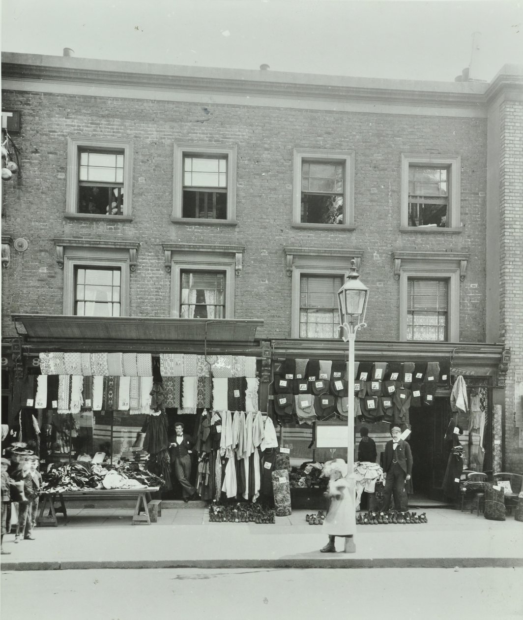 7-8 Gainsborough Road : élévations avant, Londres, 1899 - English Photographer