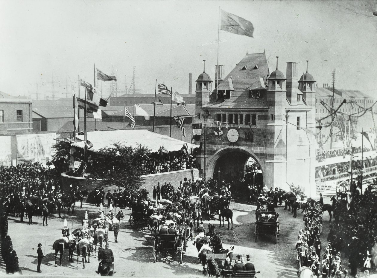 Blackwall Tunnel : carrosses à cheval passant par l