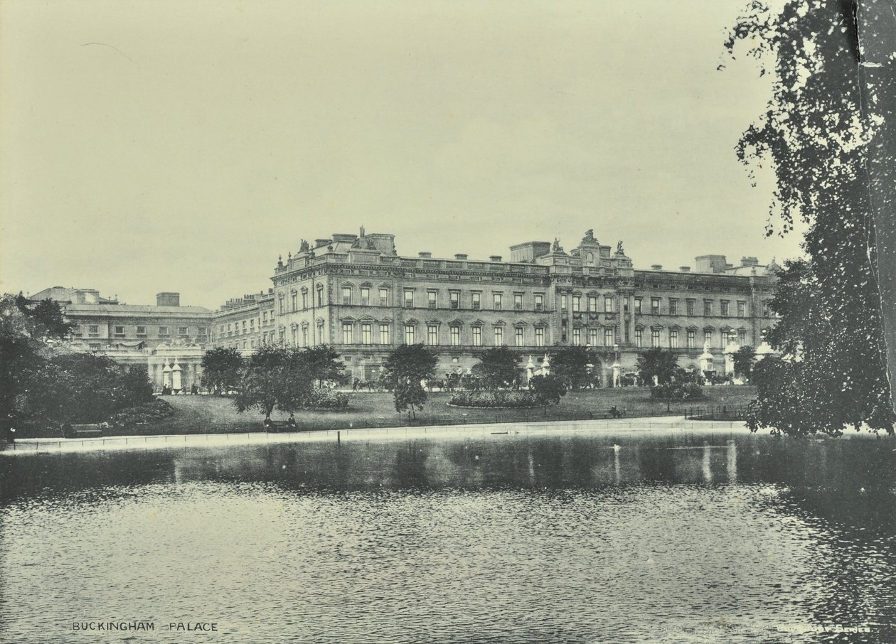 Palais de Buckingham, Buckingham Palace, Westminster LB : vue générale, 1896 - English Photographer