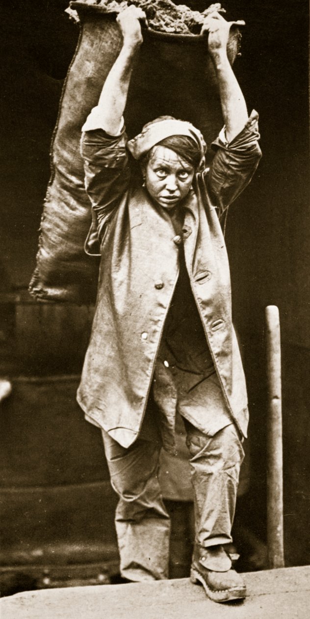 Livraison de charbon, gravure de Horace W. Nichols, vers 1916 (photogravure) - English Photographer