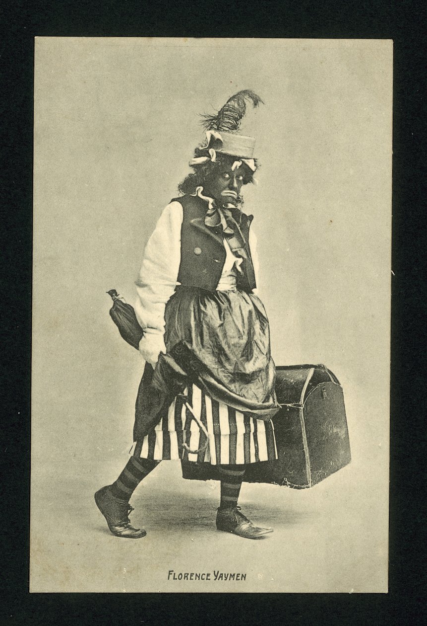 Florence Yaymen, comédienne et danseuse de music-hall anglaise (photo n/b) - English Photographer