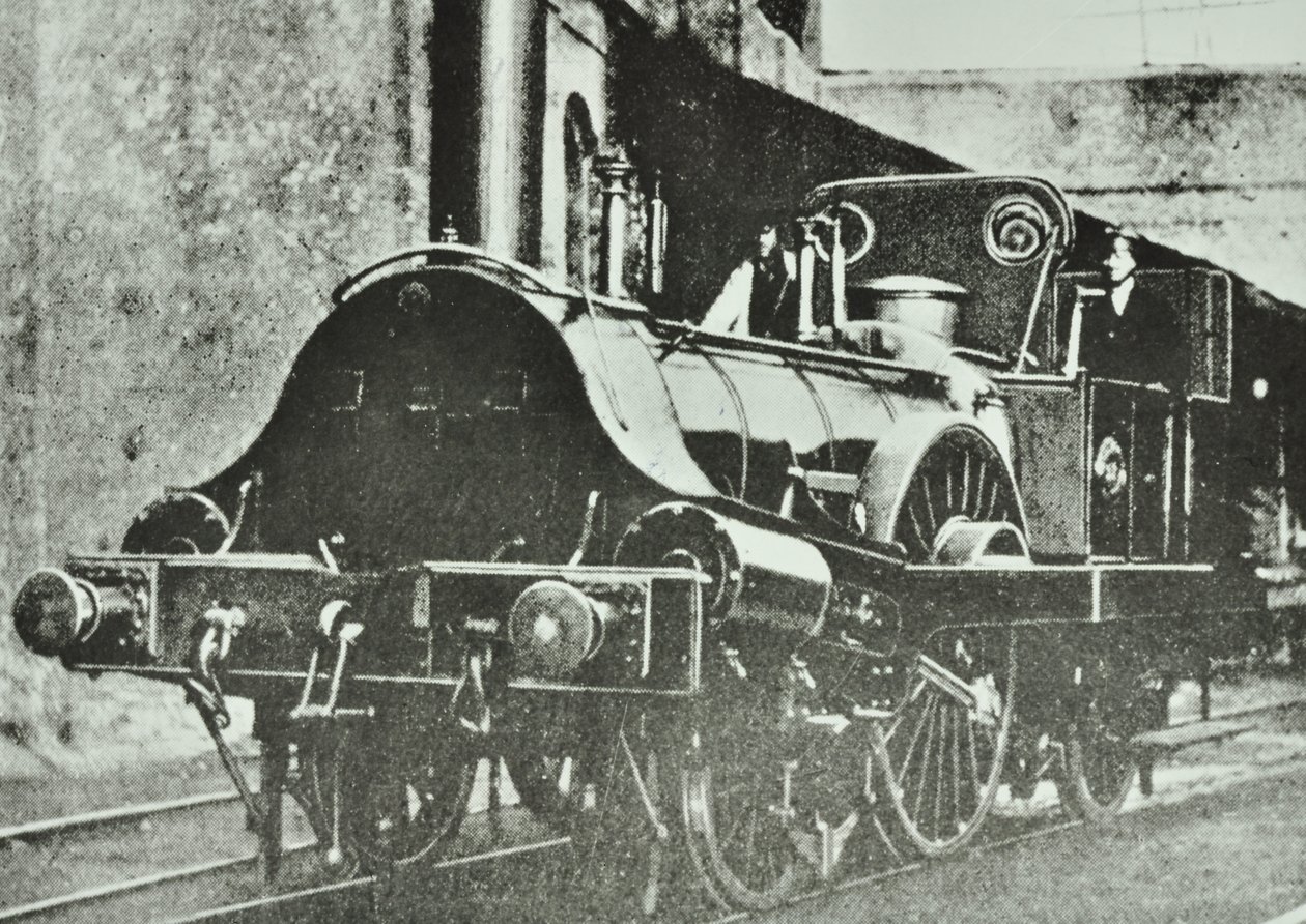 Great Eastern Railway (section London & Blackwall) locomotive à réservoir à conducteur unique, 1860 - English Photographer