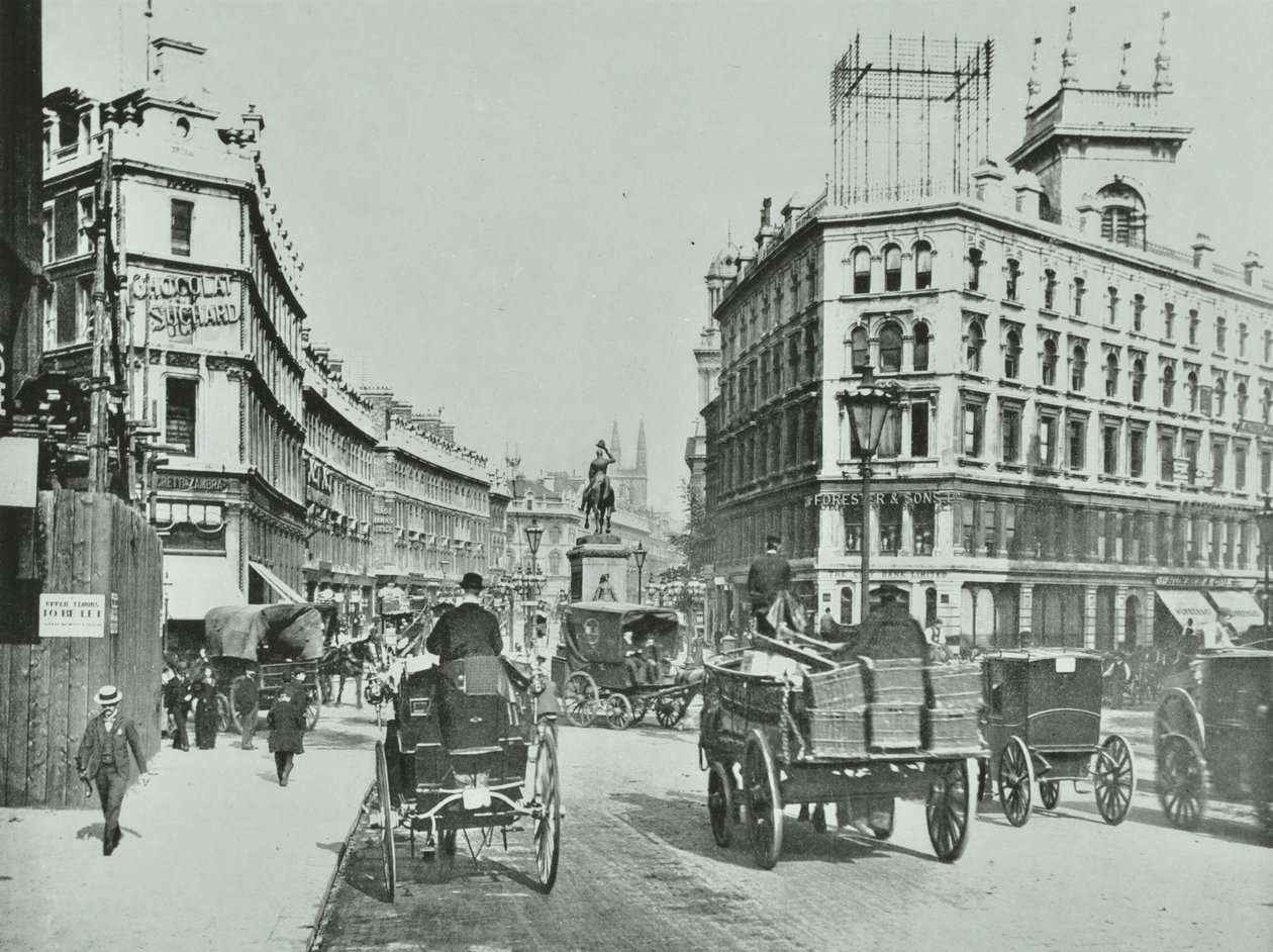 Holborn Circus, City de Londres, 1890 - English Photographer