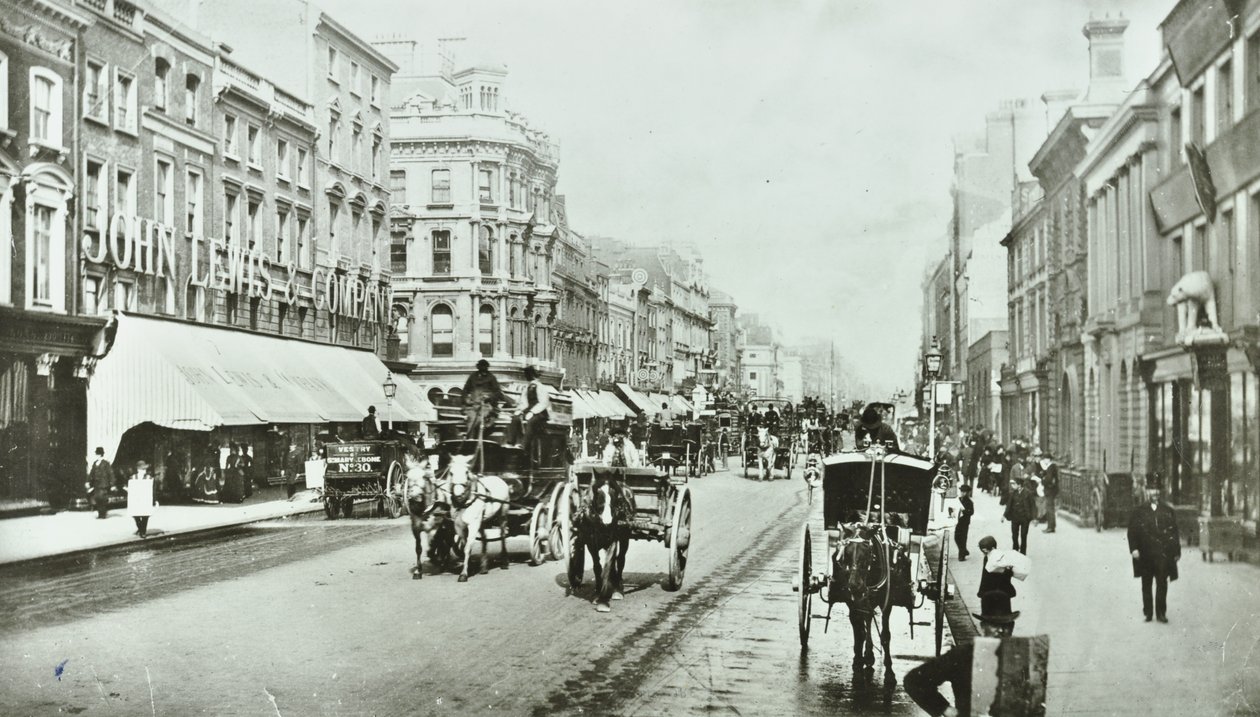 John Lewis, Oxford Street, Westminster LB : vue vers l