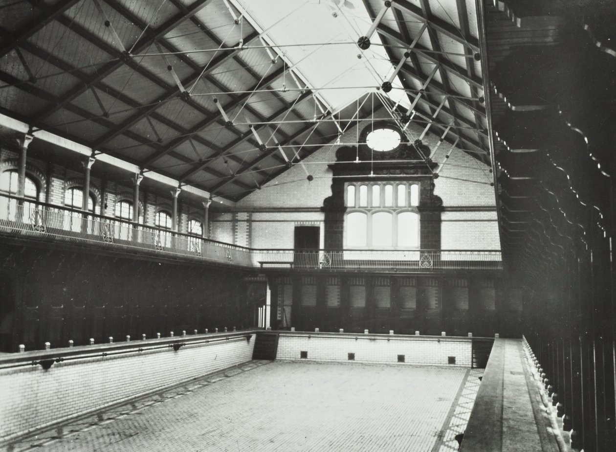 Laurie Grove Bath: le premier bain public de natation à Deptford, bain de première classe, 1898 - English Photographer